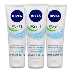 NIVEA Soft creme applied on arm for quick absorption