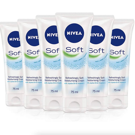 NIVEA Soft moisturizing creme jar for daily hydration