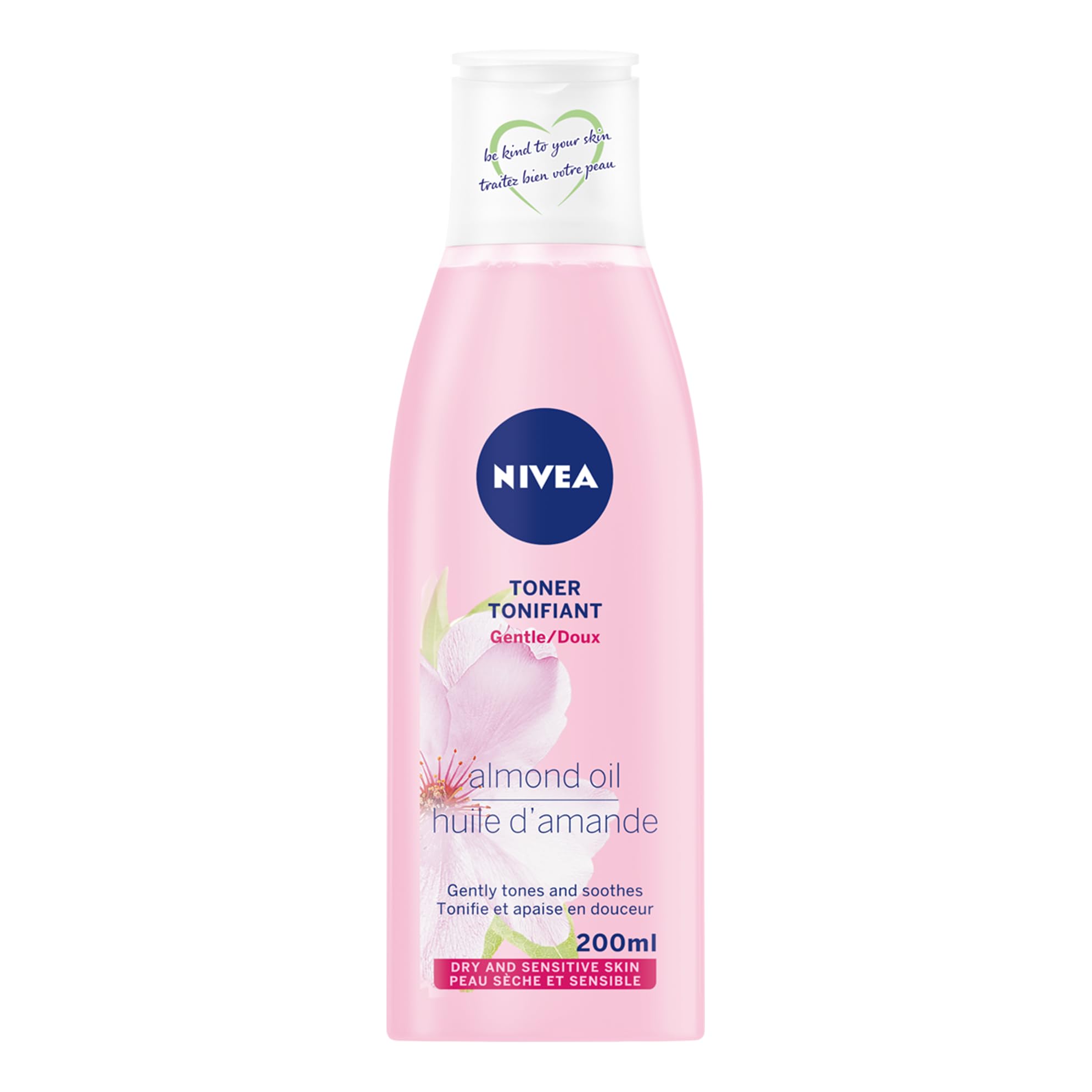 NIVEA Visage Gentle Toner bottle with pour cap for a soft, refreshed skin feel