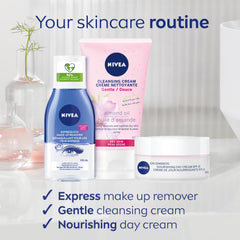 Morning skincare routine with gentle toner and cleanser