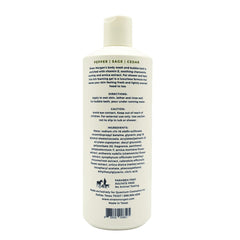 Niven Morgan Pepper Sage Cedar Body Wash packaging highlights gentle, paraben-free cleansing.