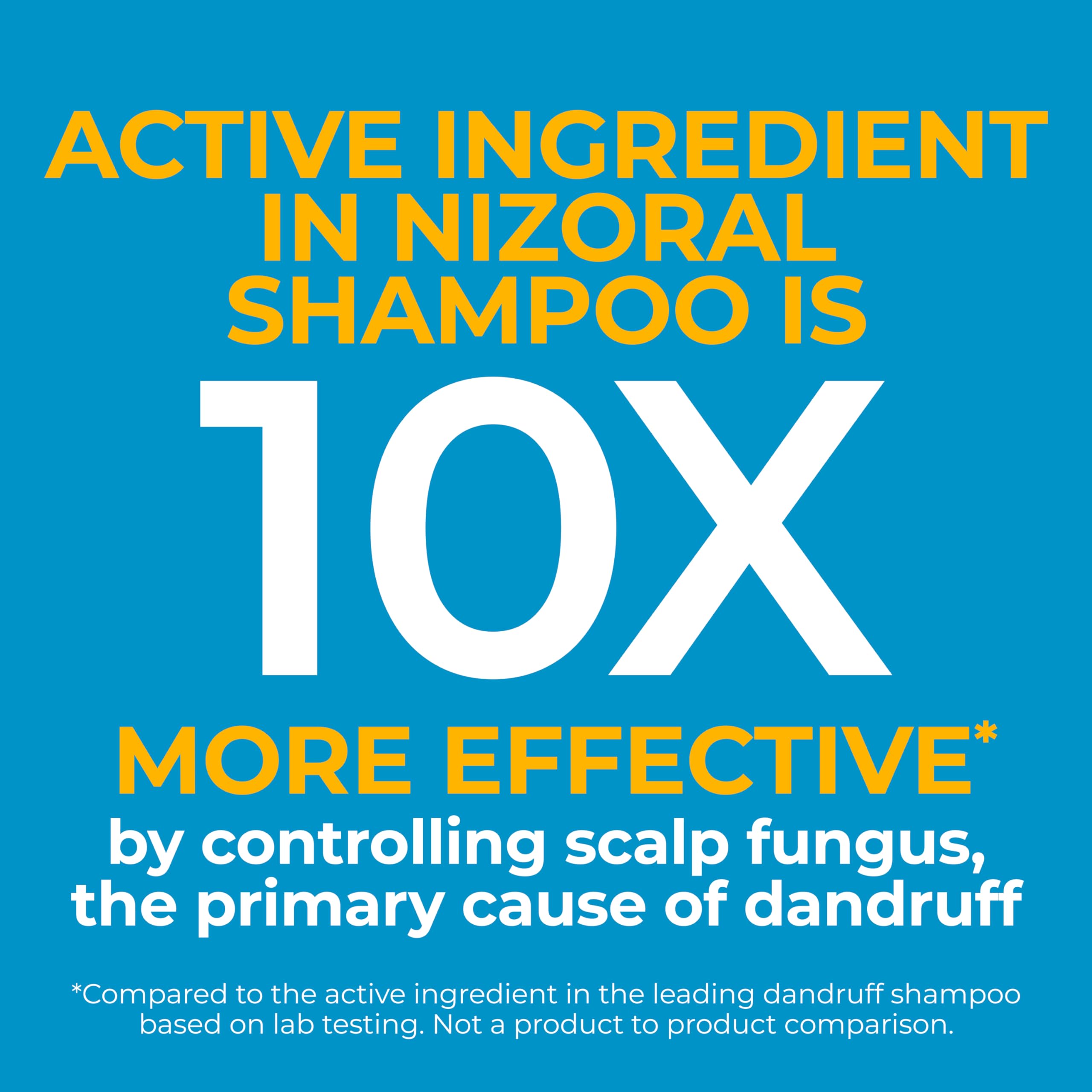 Nizoral after-shampoo routine image featuring conditioner ready for use.