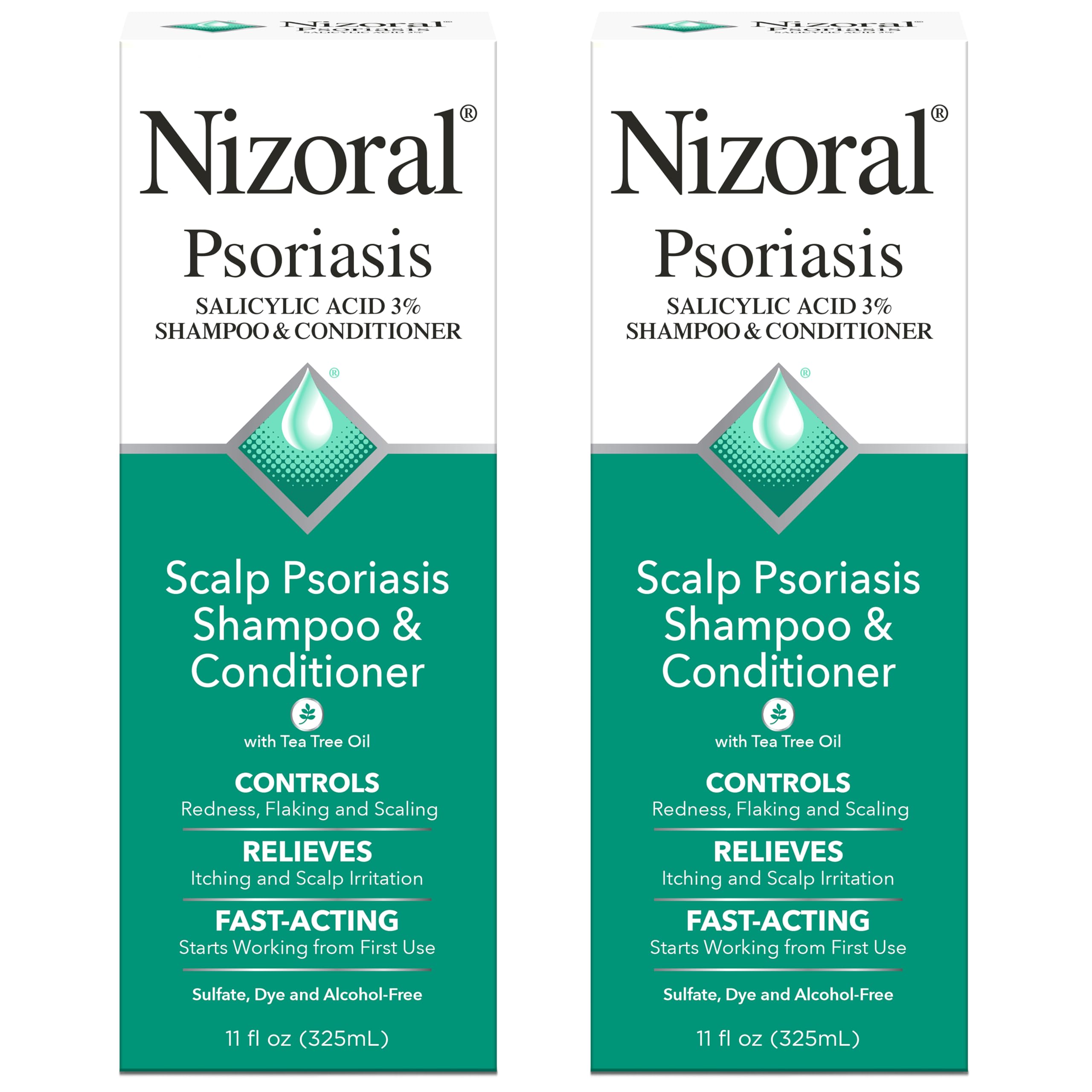 Nizoral psoriasis shampoo bottle with potential relief from itching and flaking