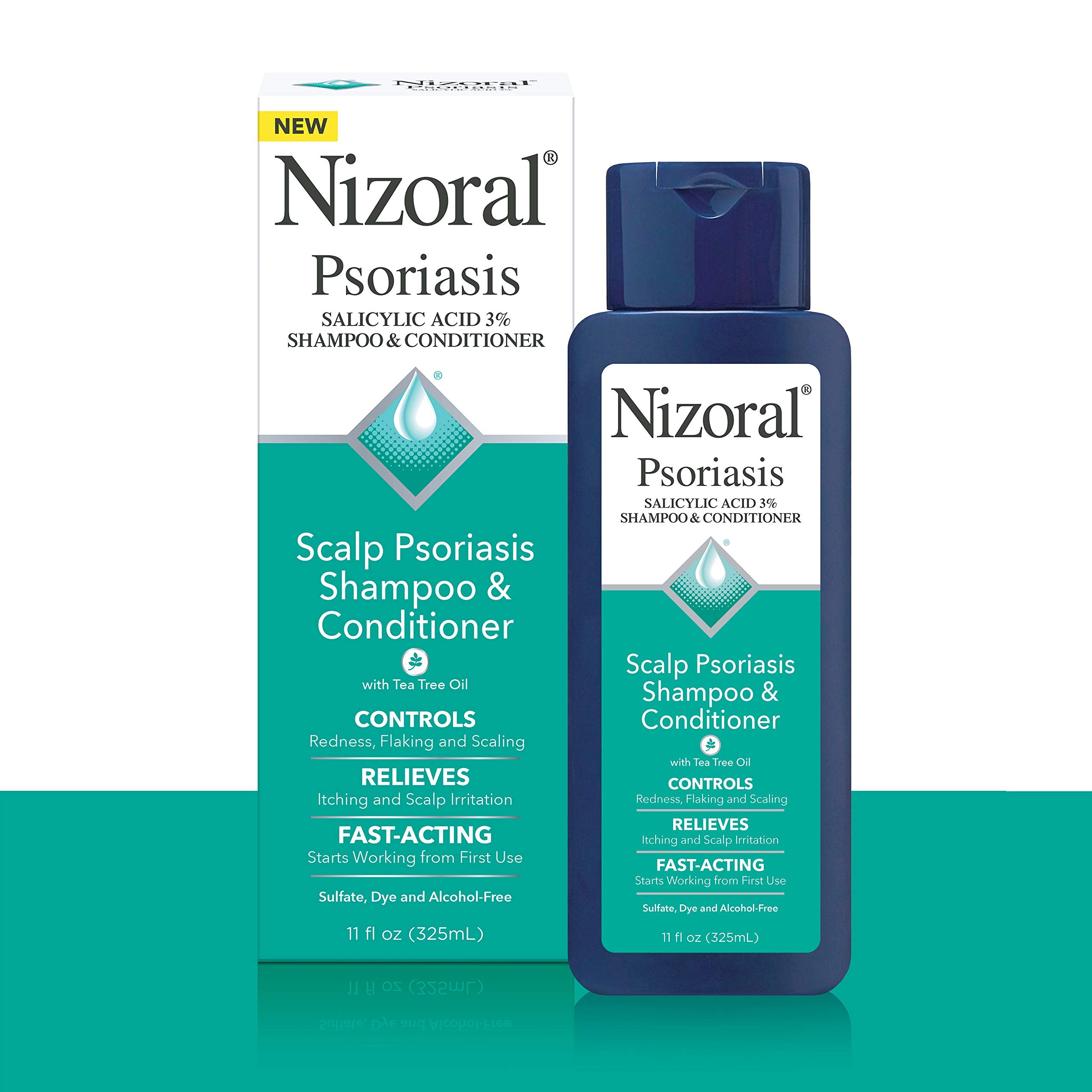 Nizoral shampoo creates a thick, rich lather ready to rinse clean.