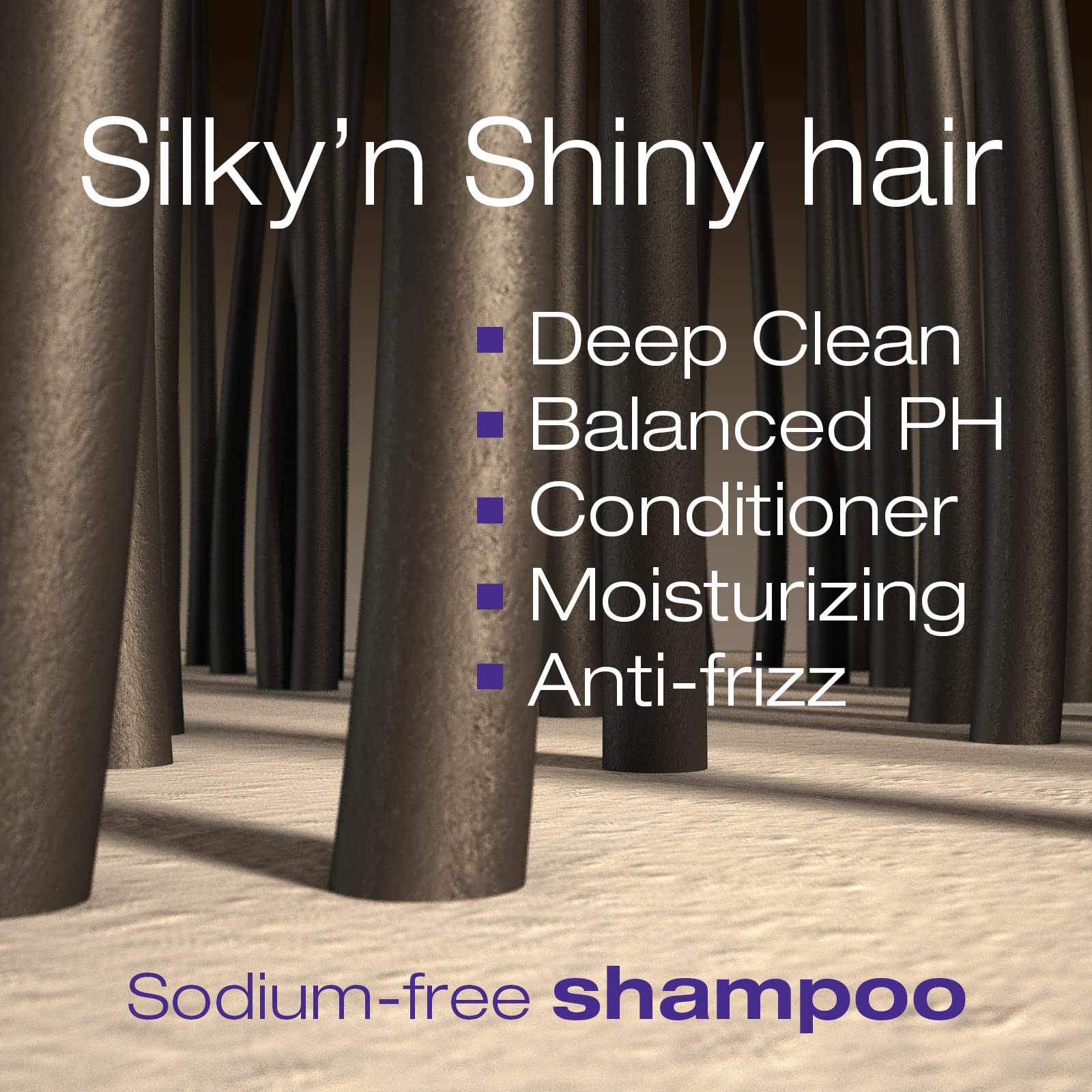 NK Step 3 shampoo foam lather showing gentle cleansing that preserves keratin