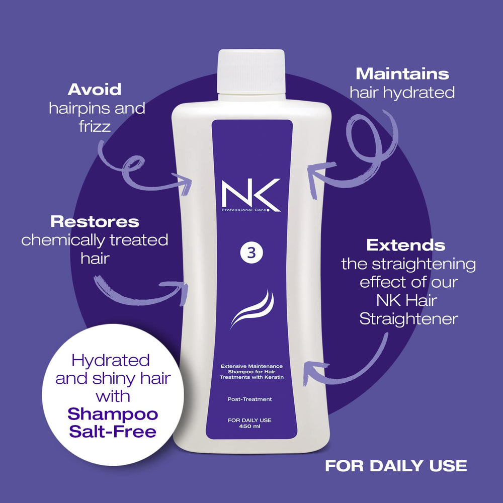 NK Step 3 packaging display highlighting salt-free formula