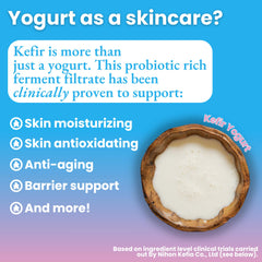 NKG Kefir Mask bio-cellulose texture ensures a snug fit.