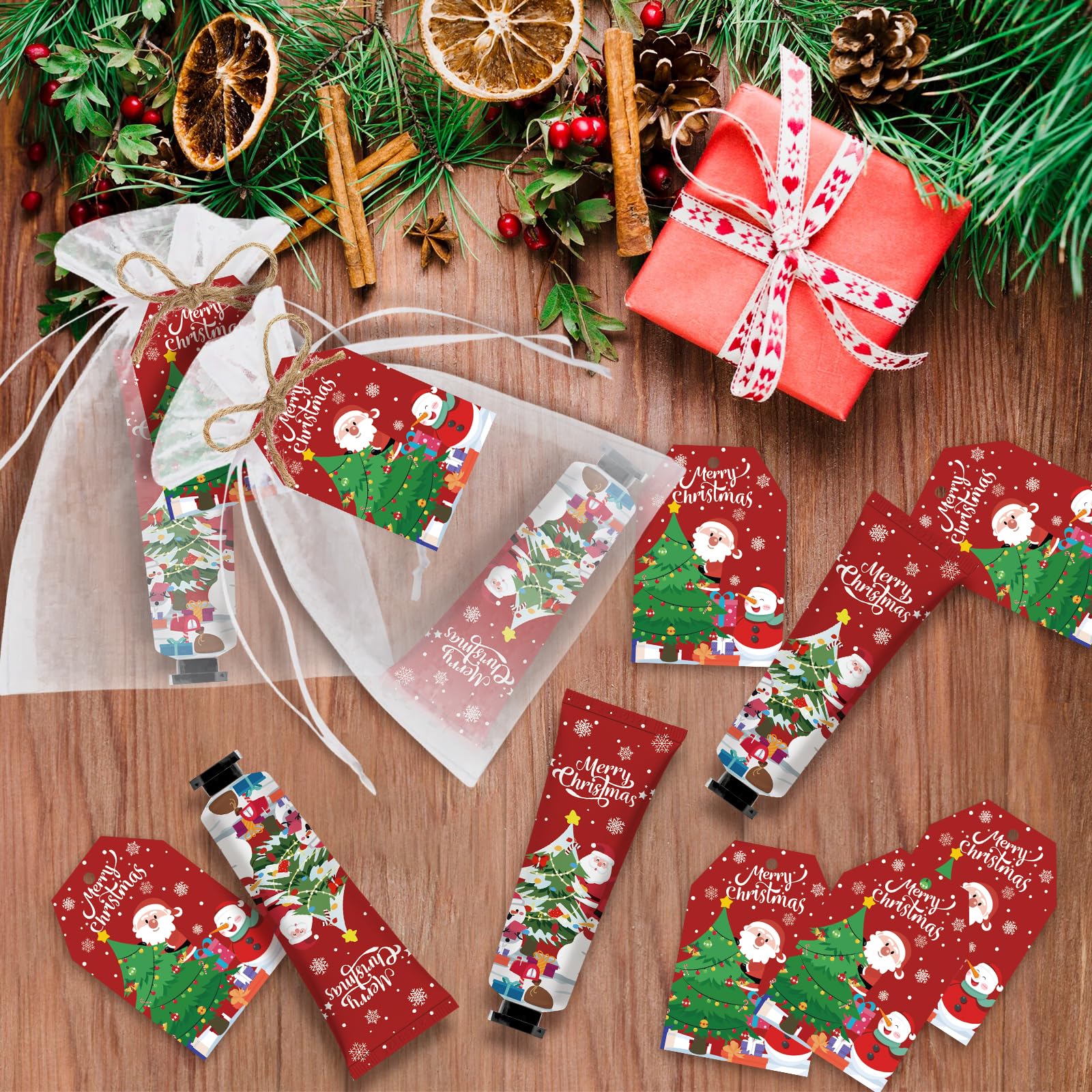 Nlicrst Christmas card included to complete a charming party favor