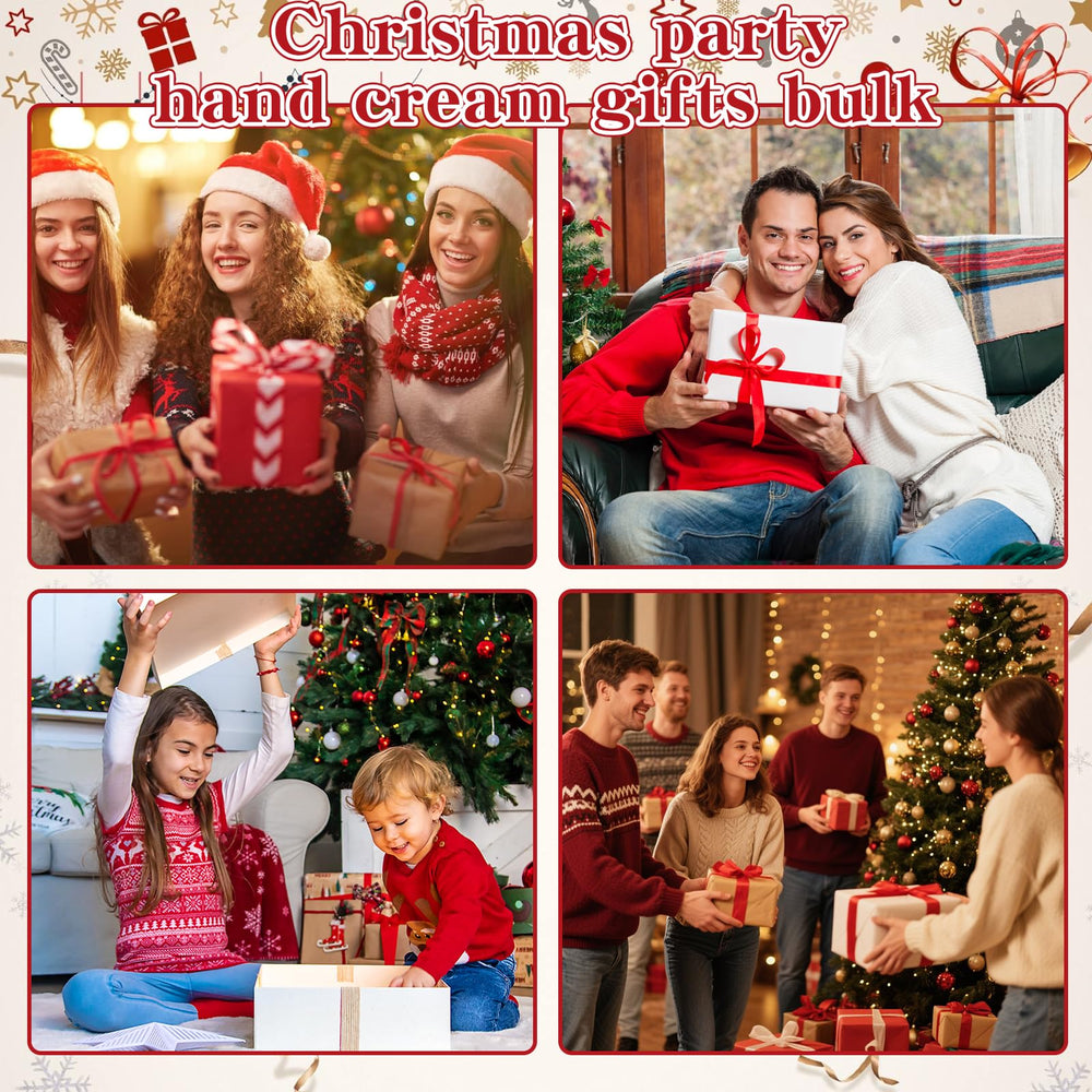 Nlicrst Christmas party gift idea with travel-size cream.