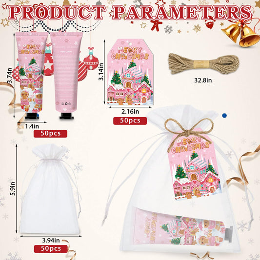 Nlicrst organza gift bag for holding hand creams and party favors.