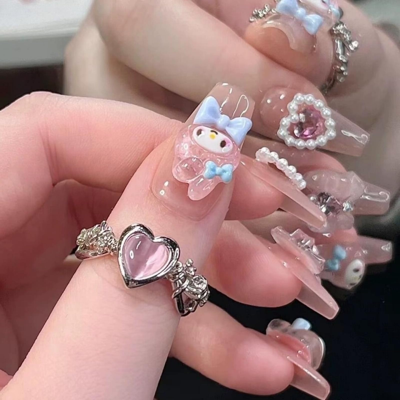 NLSJMP size L nails shown for confident coverage on larger nails.