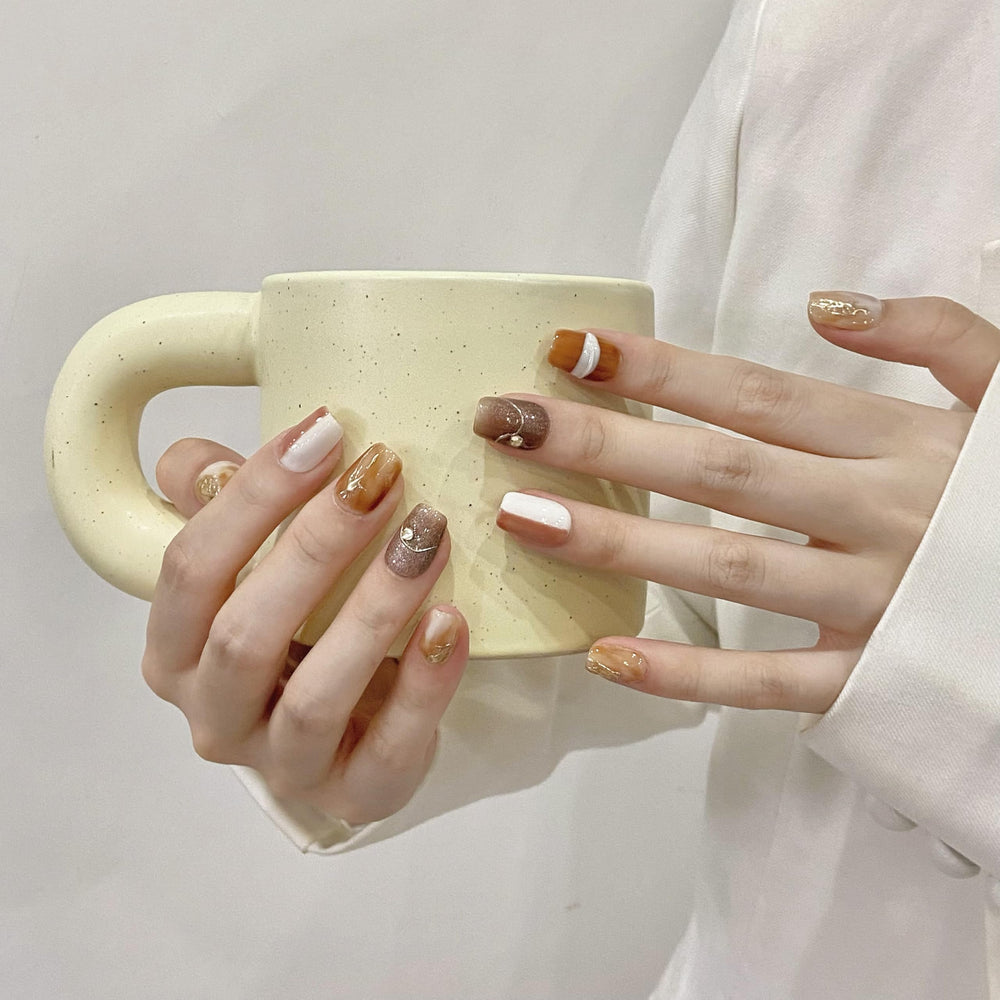 NLSJMP damage-free reusable press-on nails ready for multiple uses