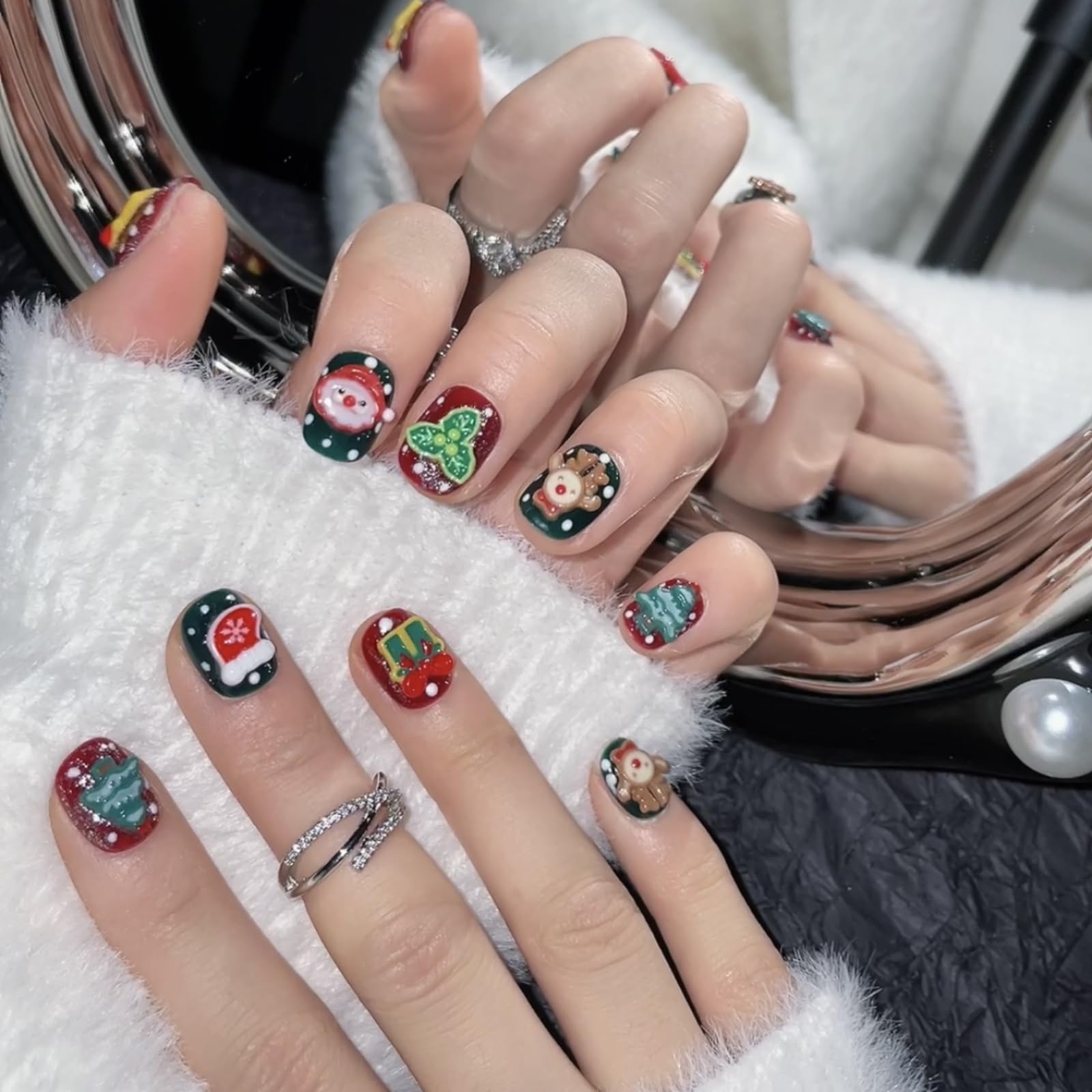NLSJMP nail kit showcases different shapes for custom styling