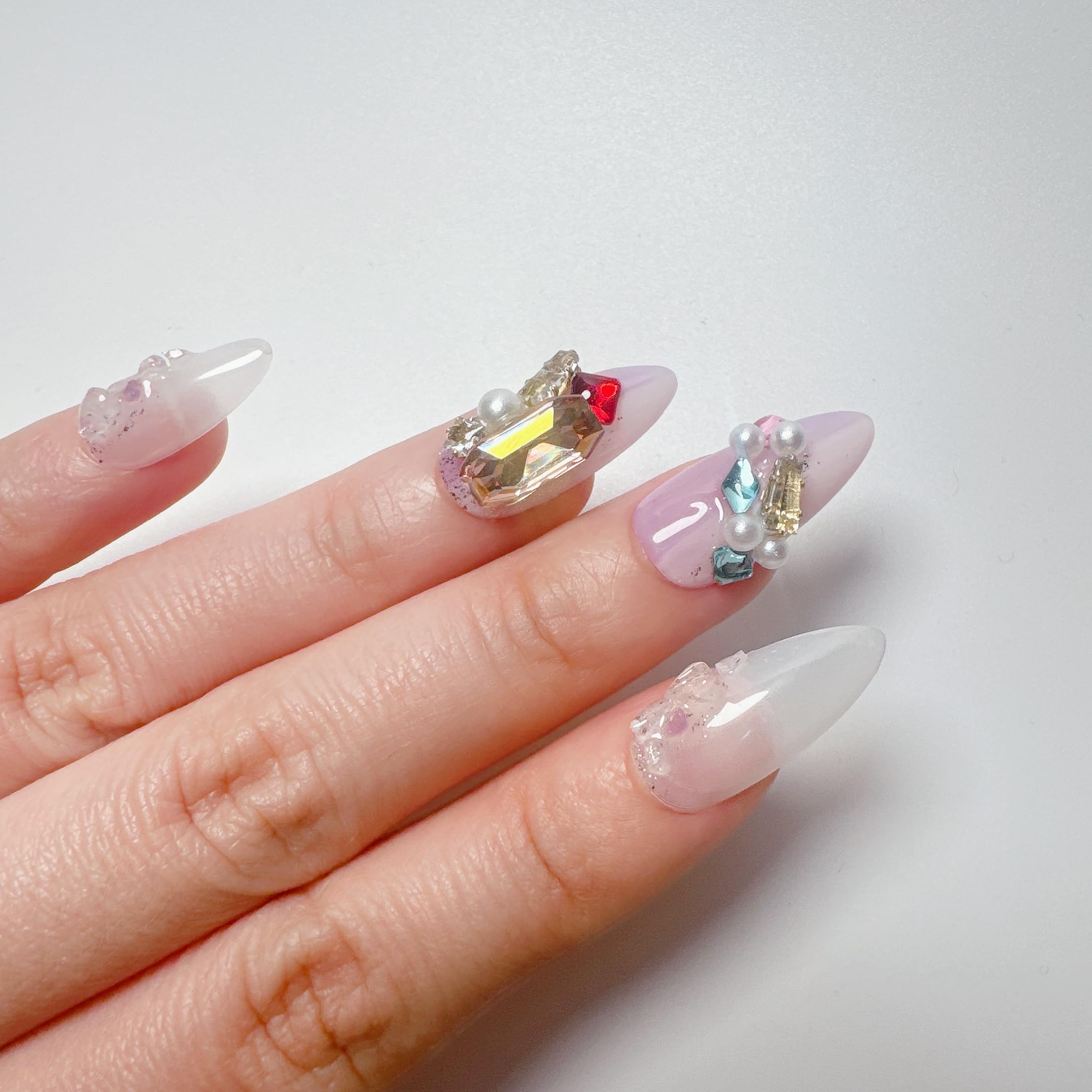 NLSJMP Size M 807 medium set fits most nails for secure wear