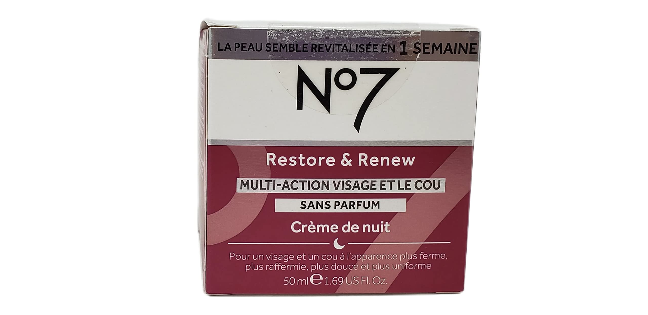 No. 7 Restore and Renew two-pack product shot for value skincare.