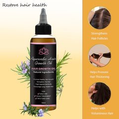 NO BALD Lifewitqueenp Oil application shows soothing scalp massage for nourishment.