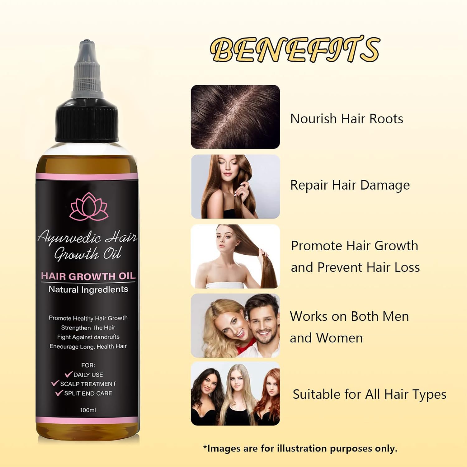 NO BALD Lifewitqueenp Packaging close-up communicates mineral-free formula for daily care.