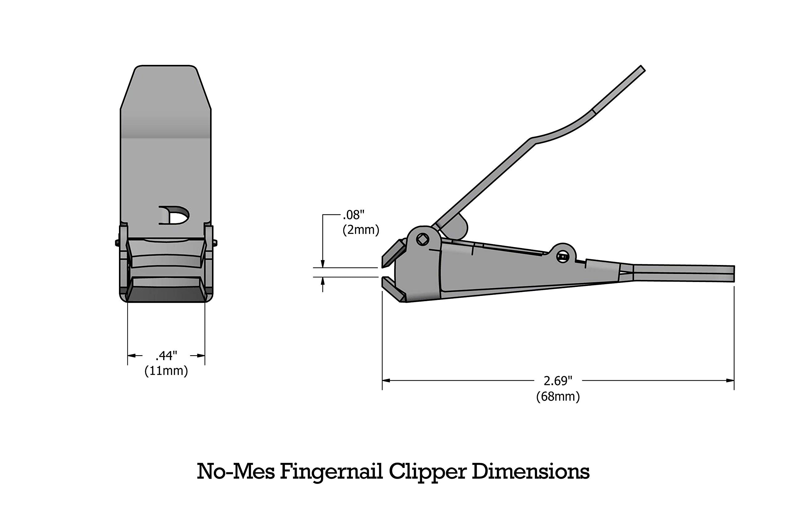 No-mes clipper made of durable stainless steel construction
