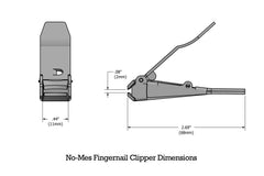 No-mes clipper made of durable stainless steel construction