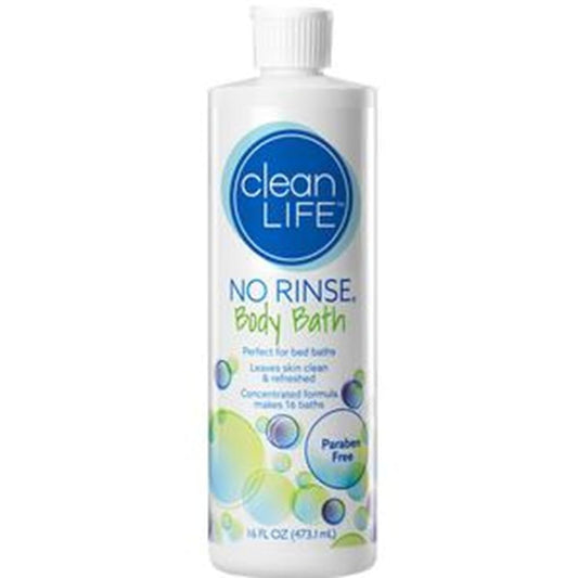 No-Rinse Body Bath bottle pour for easy, rinse-free cleansing on the go