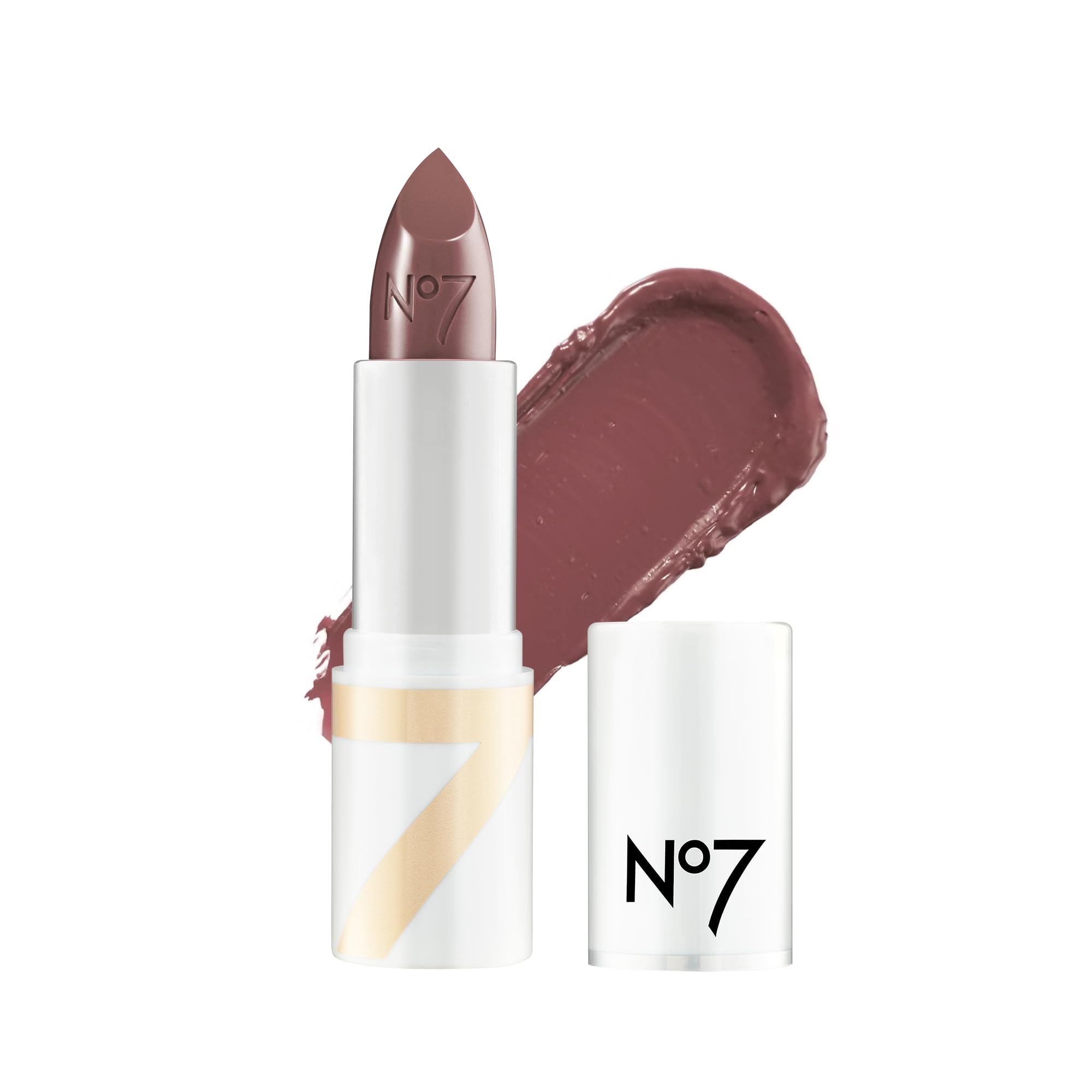 No7 Age Defying Lipstick Plum Beautiful tube delivers hydrated satin color.