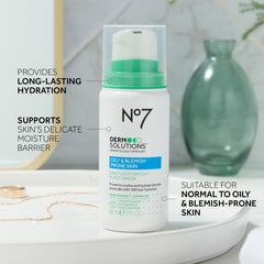 No7 Derm Solutions Daily Moisturizer being applied to the face for quick absorption and soothing feel.