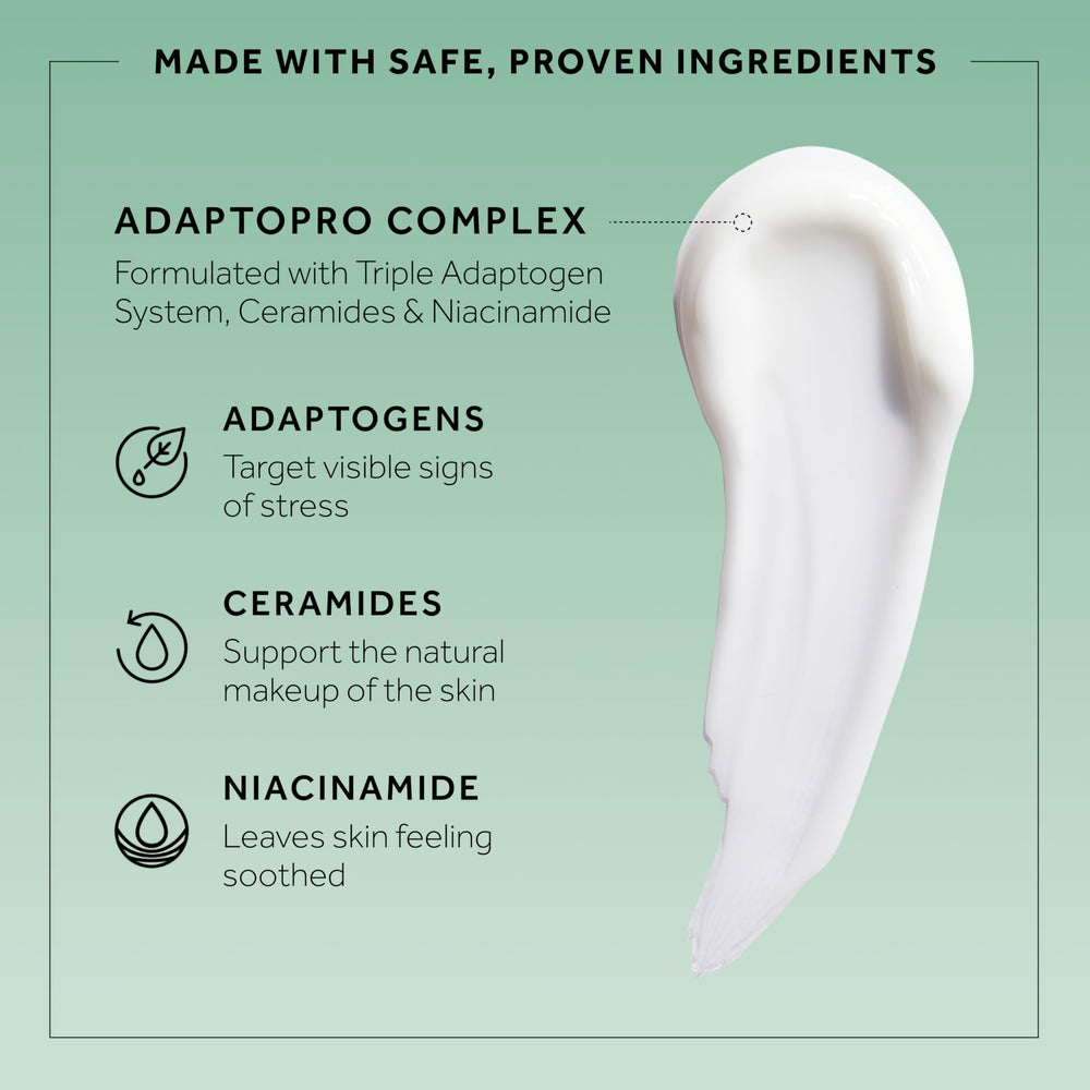 No7 Derm Solutions Hydrating Cleanser adaptogens graphic signals soothing support for sensitive skin