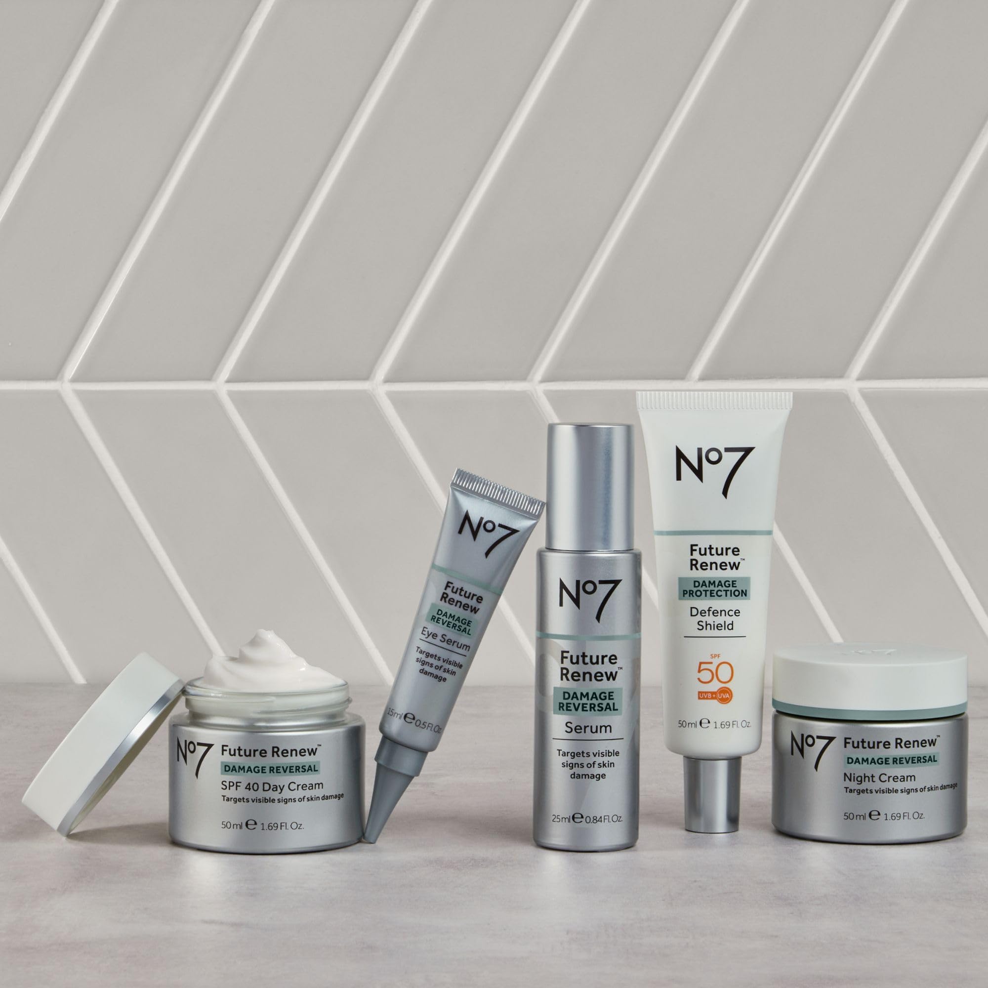 No7 Future Renew Defense Shield skincare routine compatibility under makeup.