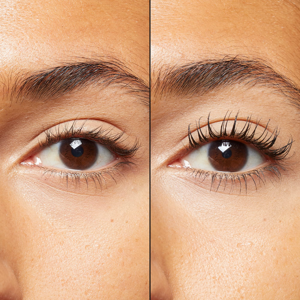 Oversized cone brush from No7 Lash Impact Mascara for smooth coating and volume.