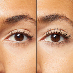 Oversized cone brush from No7 Lash Impact Mascara for smooth coating and volume.