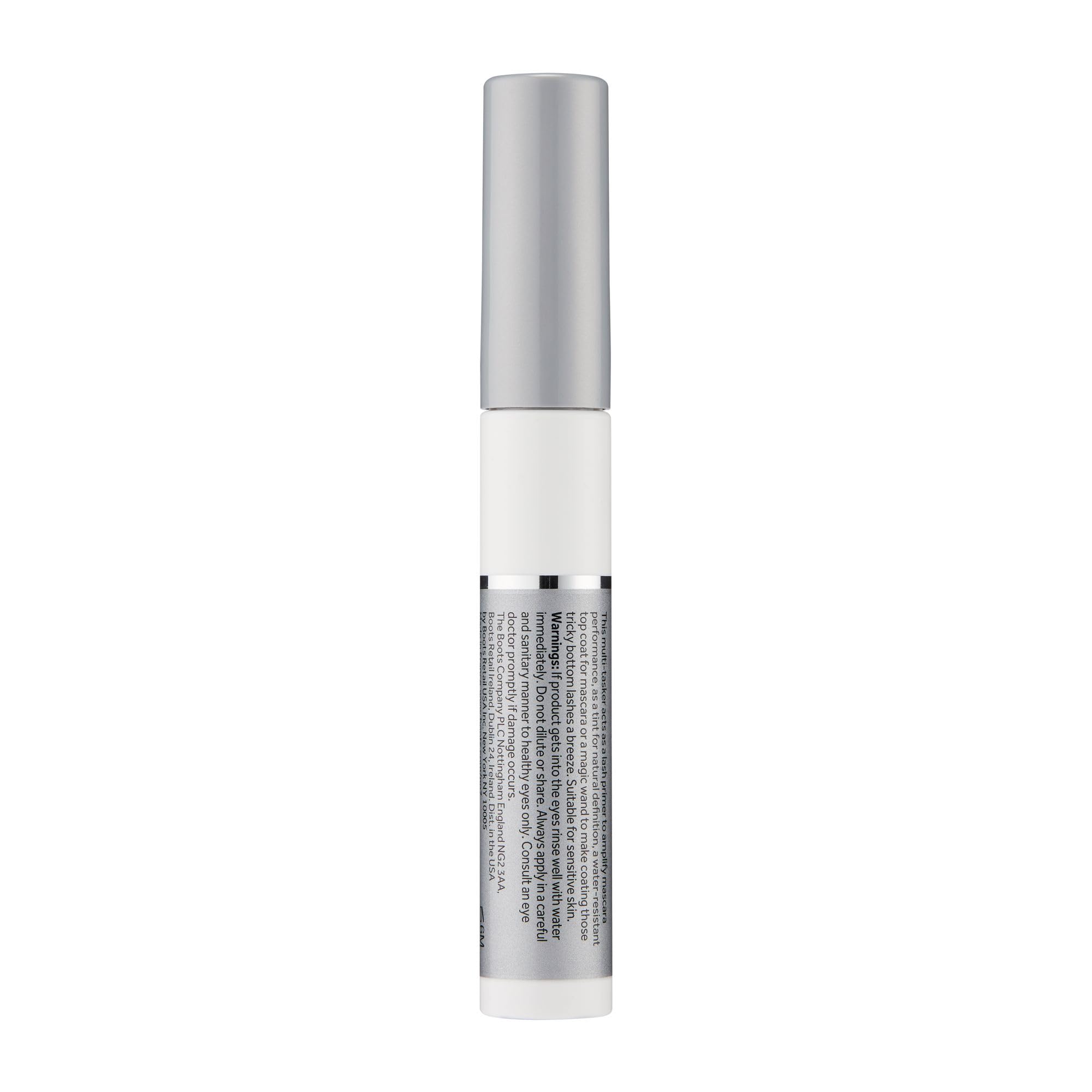 No7 Lash Impact Primer top coat provides water resistance and durability.