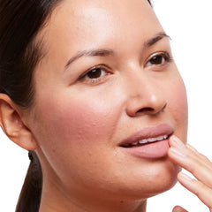 Front view of No7 Lip & Cheek Tint tube for easy use