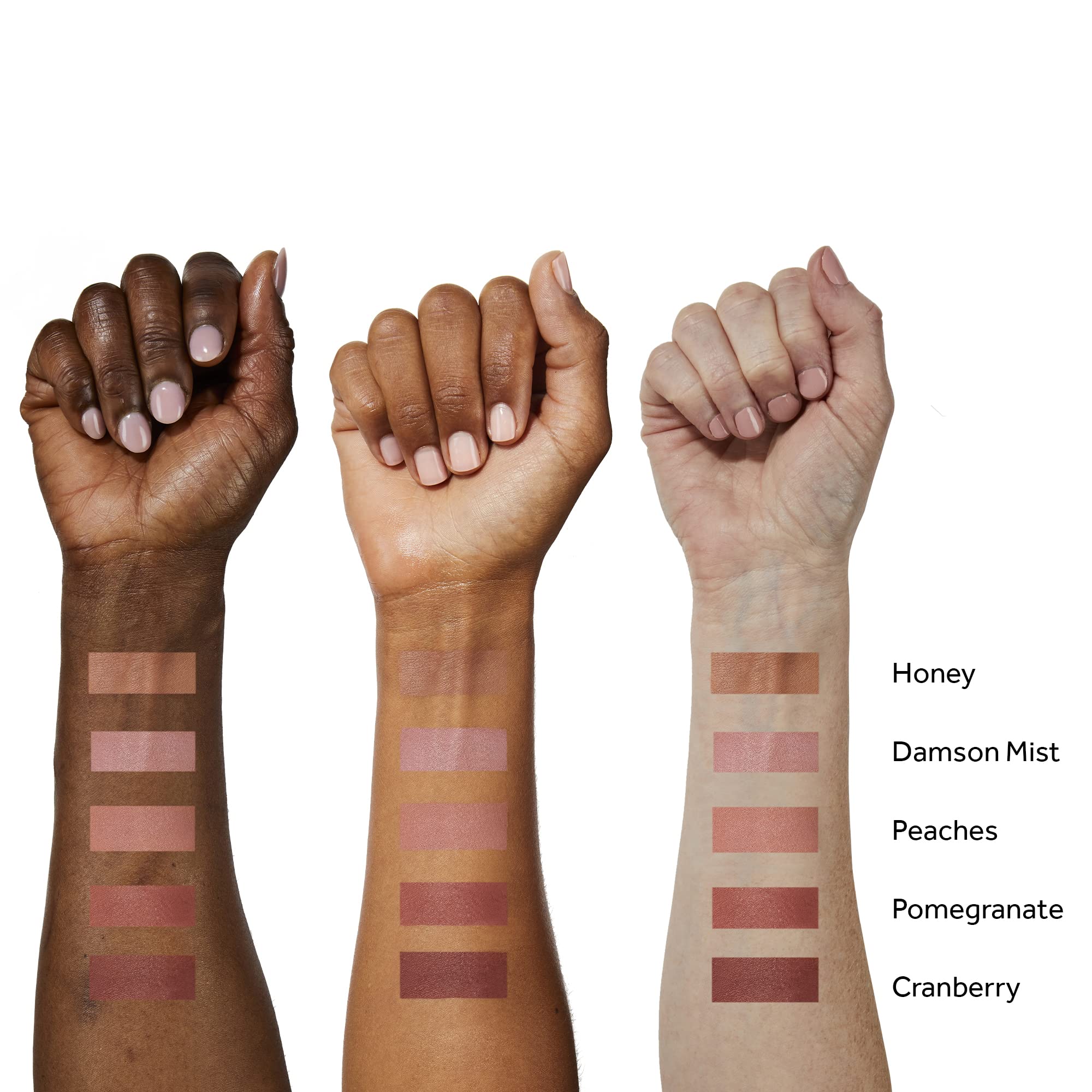No7 Peach blush open jar shows micro-fine powder with conditioning benefits.