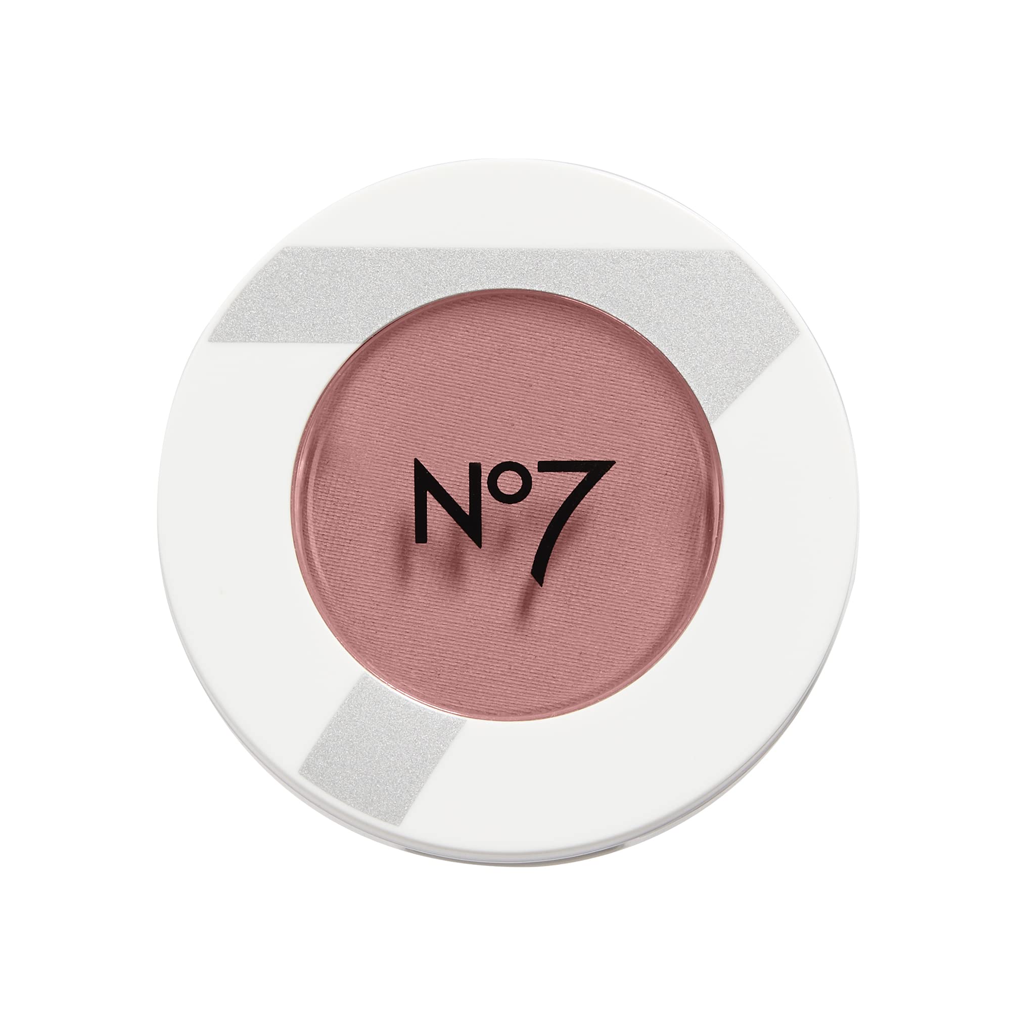 No7 Matte Powder Blush Pomegranate packshot showing compact packaging for easy color on the go