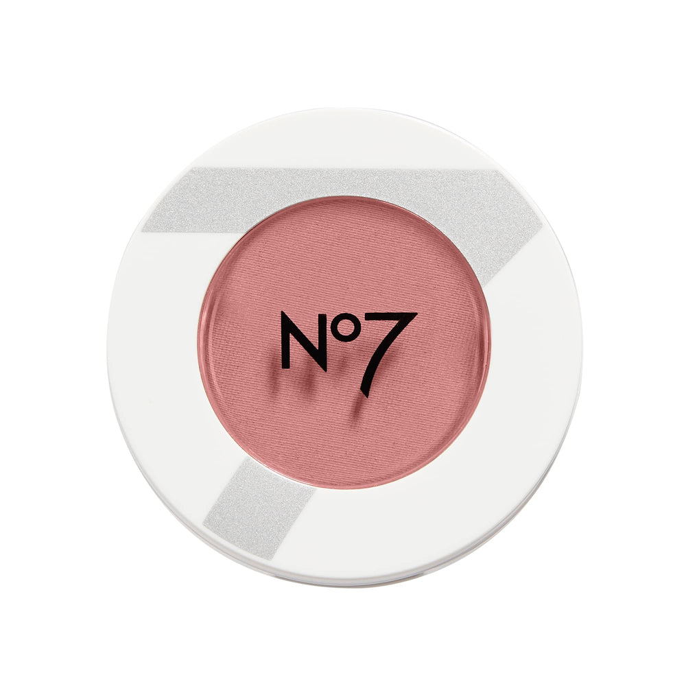 No7 Matte Powder Blush Pomegranate packshot showing compact packaging for easy color on the go