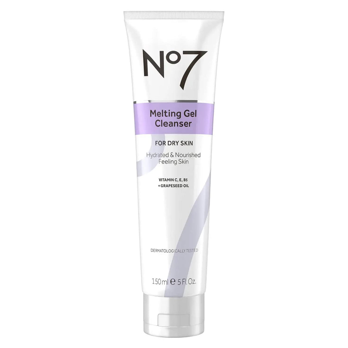 No7 Melting Gel Cleanser bottle with pump for easy makeup removal and hydration.