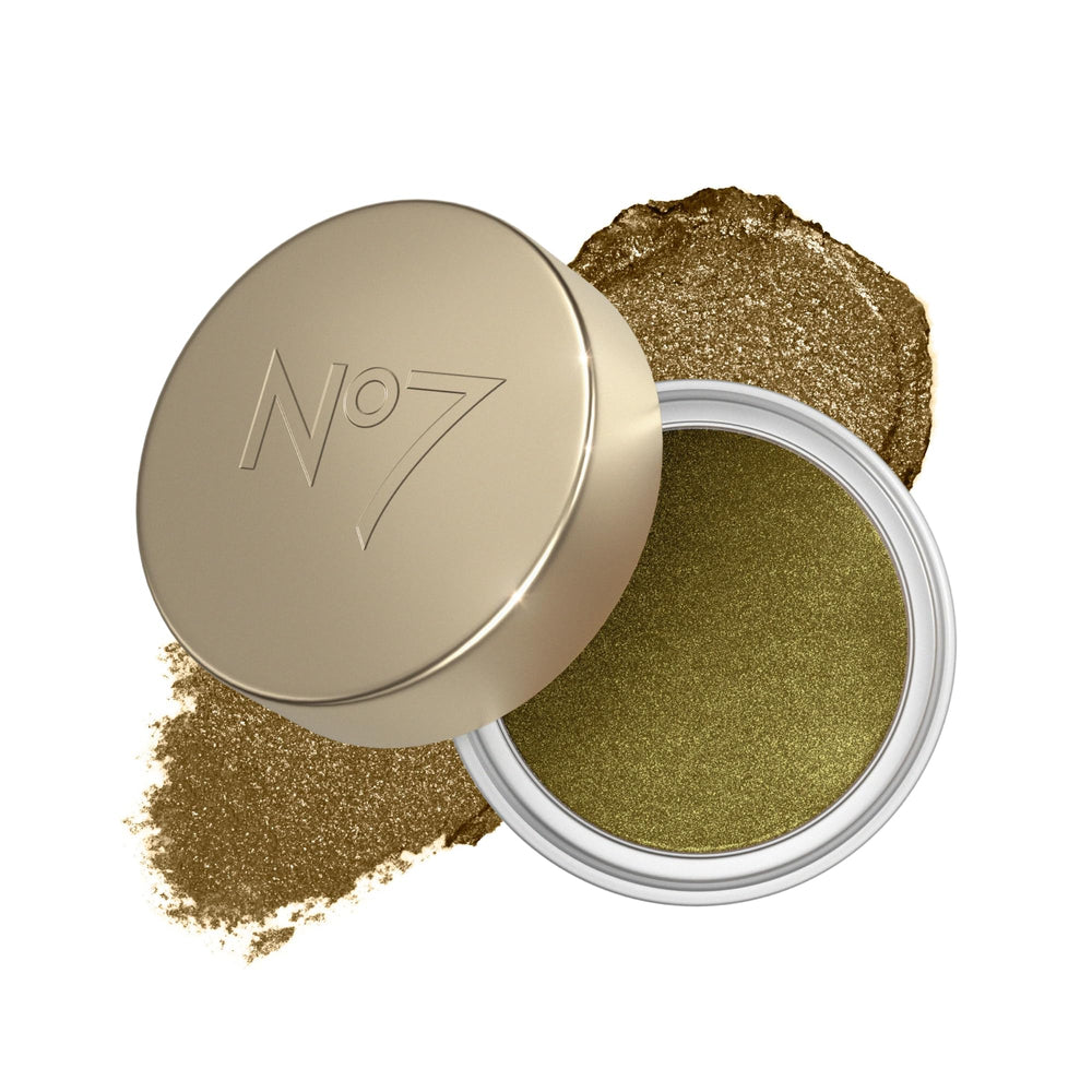 No7 Pro Artist Gilded Glimmer Cream Eyeshadow swatches reveal rich bronze shimmer