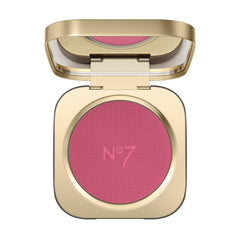 No7 Pro Artist Luxe Powder Blush on apples of cheeks for natural glow