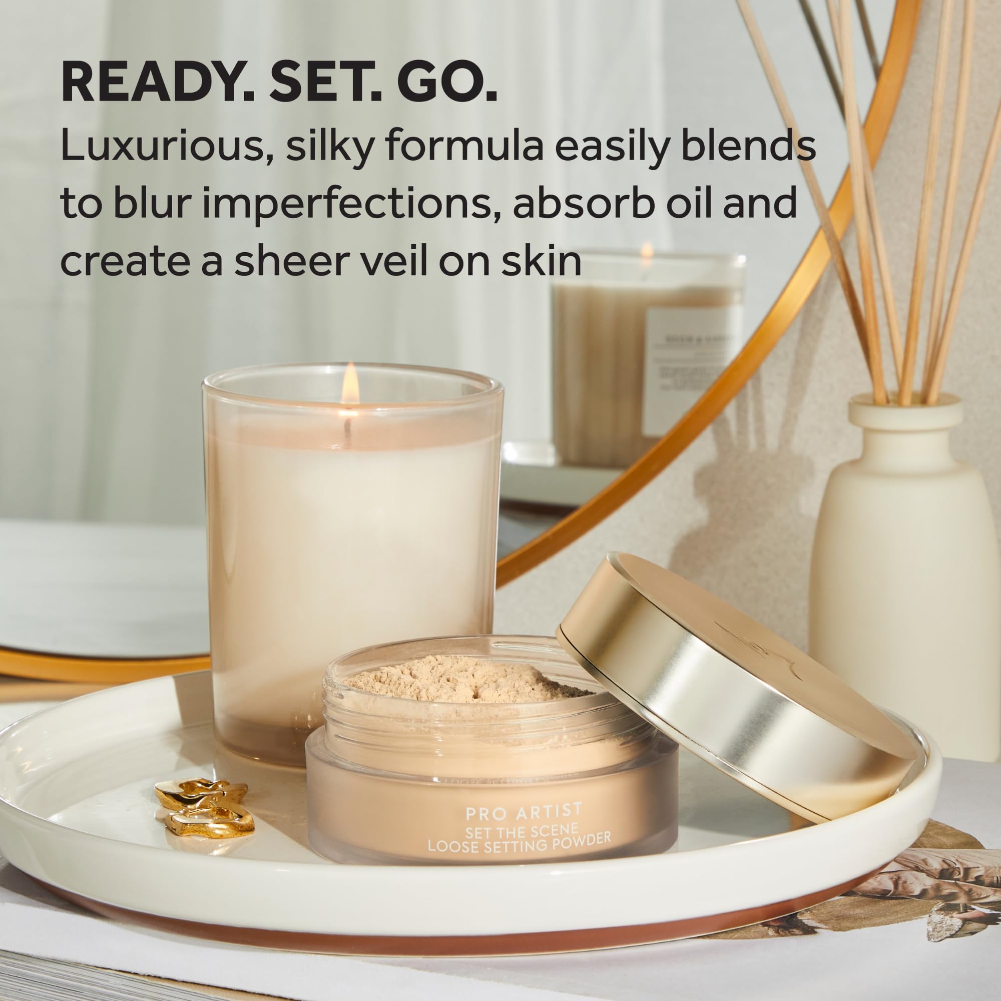 No7 Pro Artist powder absorbing oil to mattify the T-zone.