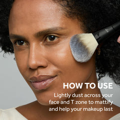 No7 Pro Artist translucent powder creating a sheer veil on skin.