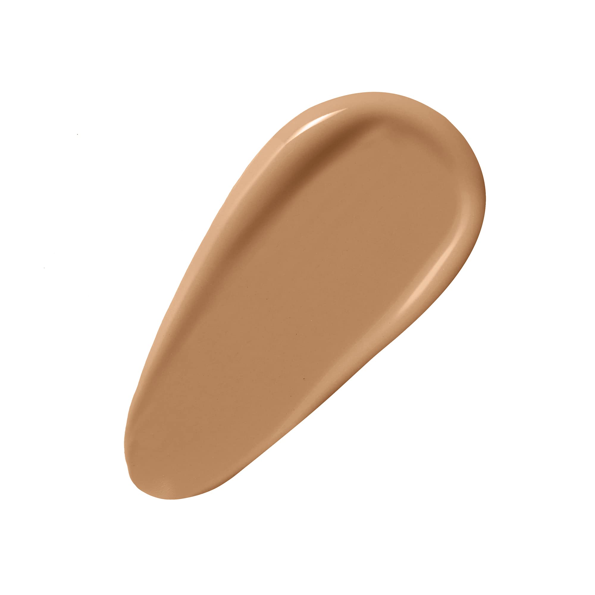 No7 Protect & Perfect Foundation Deep Honey swatch on skin demonstrating buildable coverage.