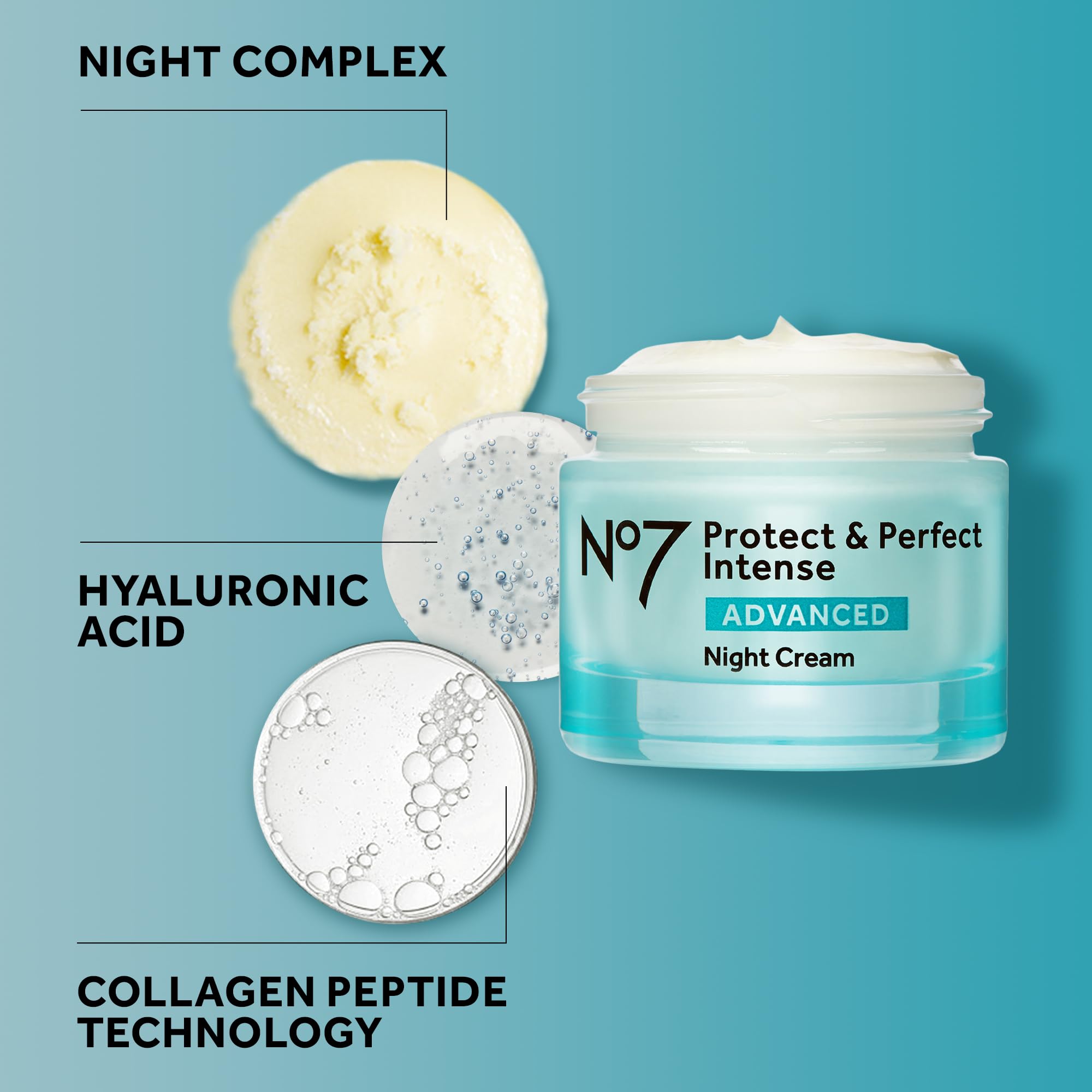 No7 rich shea butter formula visible on the cream surface.