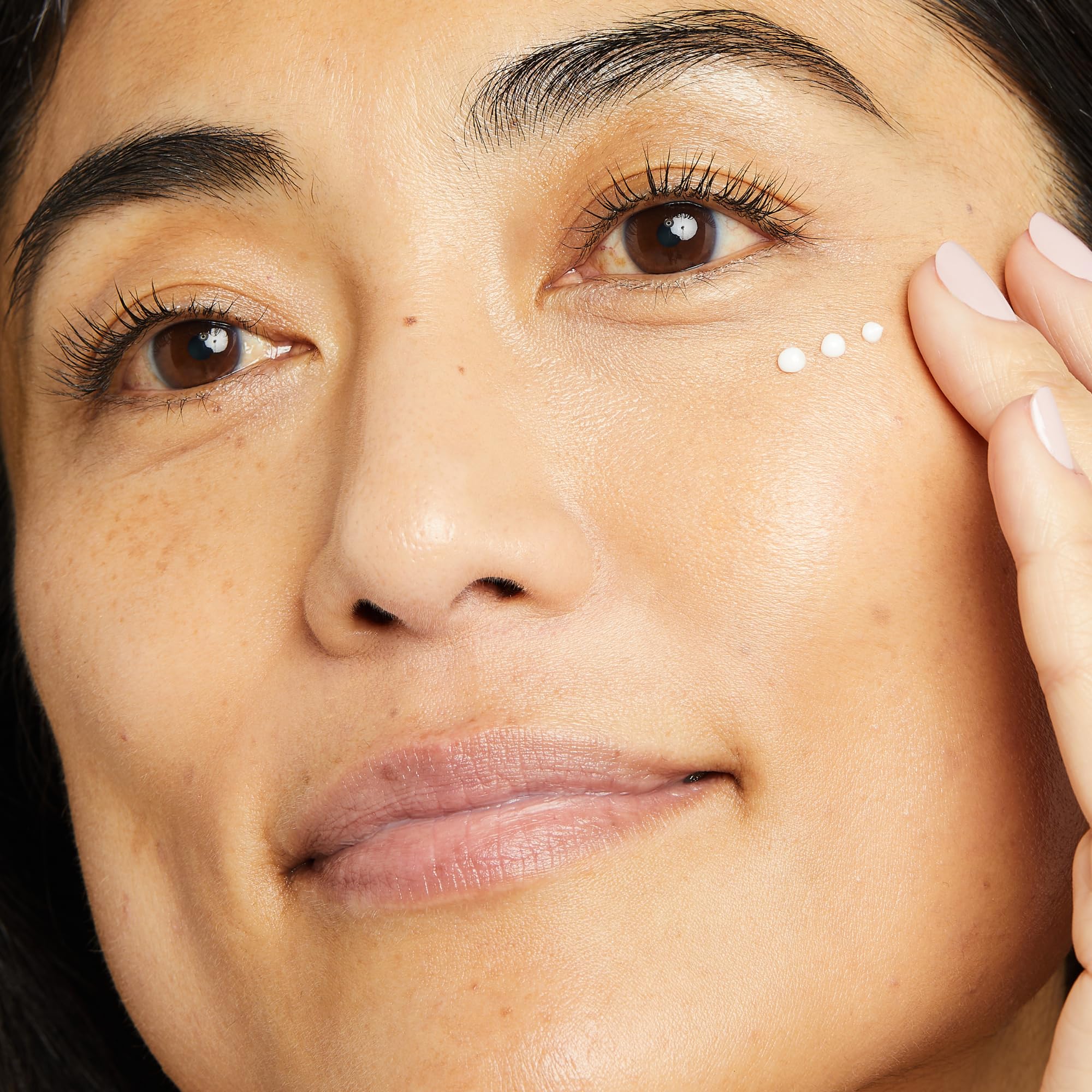 No7 Shea butter texture close-up, creamy hydration for comfort and smoother tone.