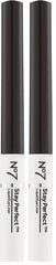 No7 Stay Perfect liquid eye liner precision tip for clean, defined lines.
