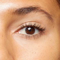 No7 Stay Perfect Mascara close-up wand applying even lash coating from base.