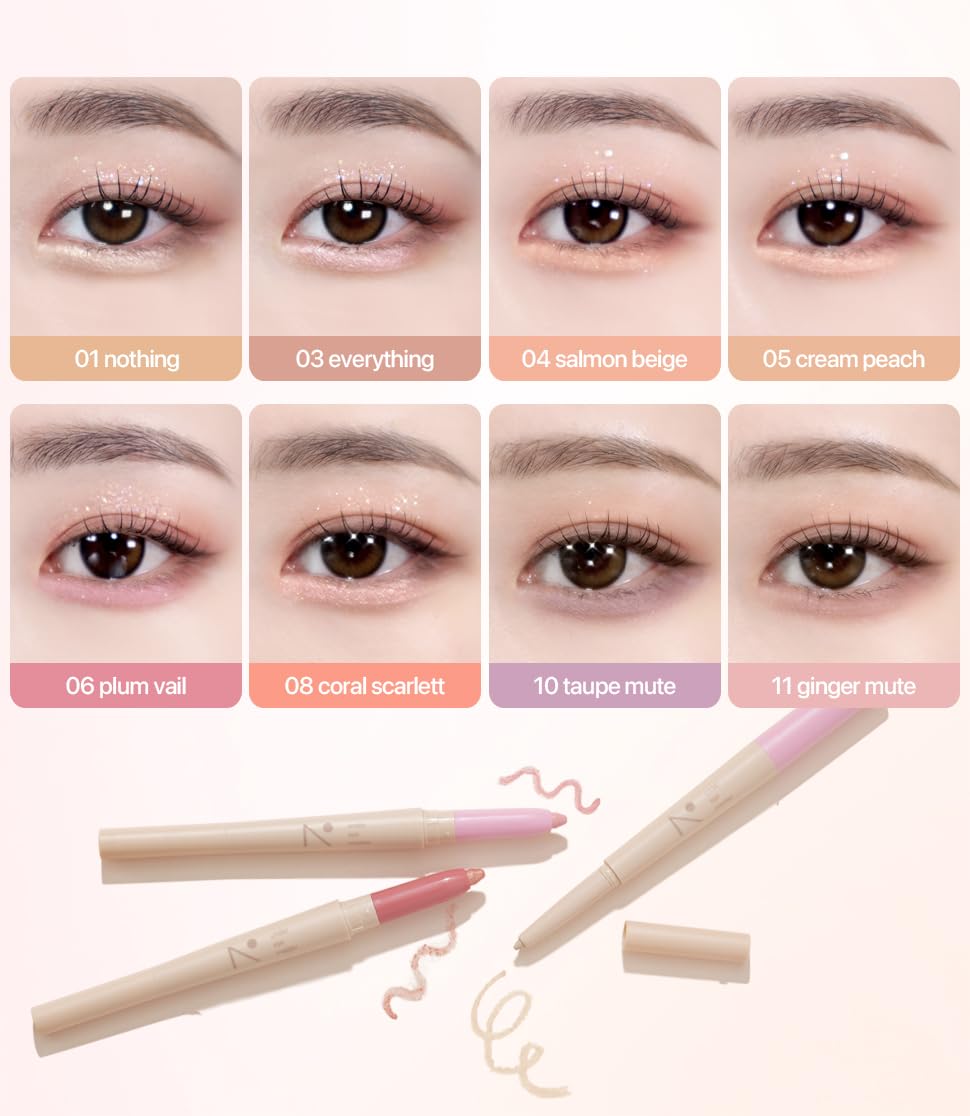 Nobev Under Eye Master highly pigmented glitter shadow for glamorous lids.