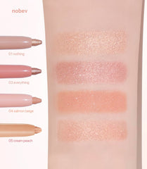 Nobev Under Eye Master smudge-proof long-wear formula lasts through the day.