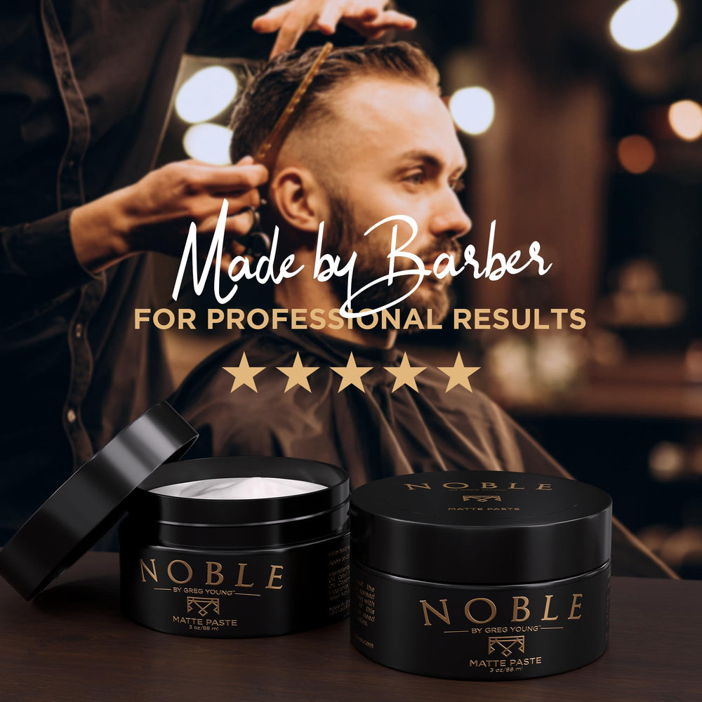 Noble By Greg Young gel-free paste for flexible control and dry finish