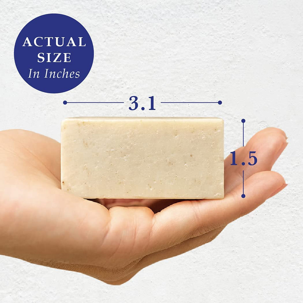 Noble Formula milled oats texture shot suggesting gentle exfoliation and soothing care