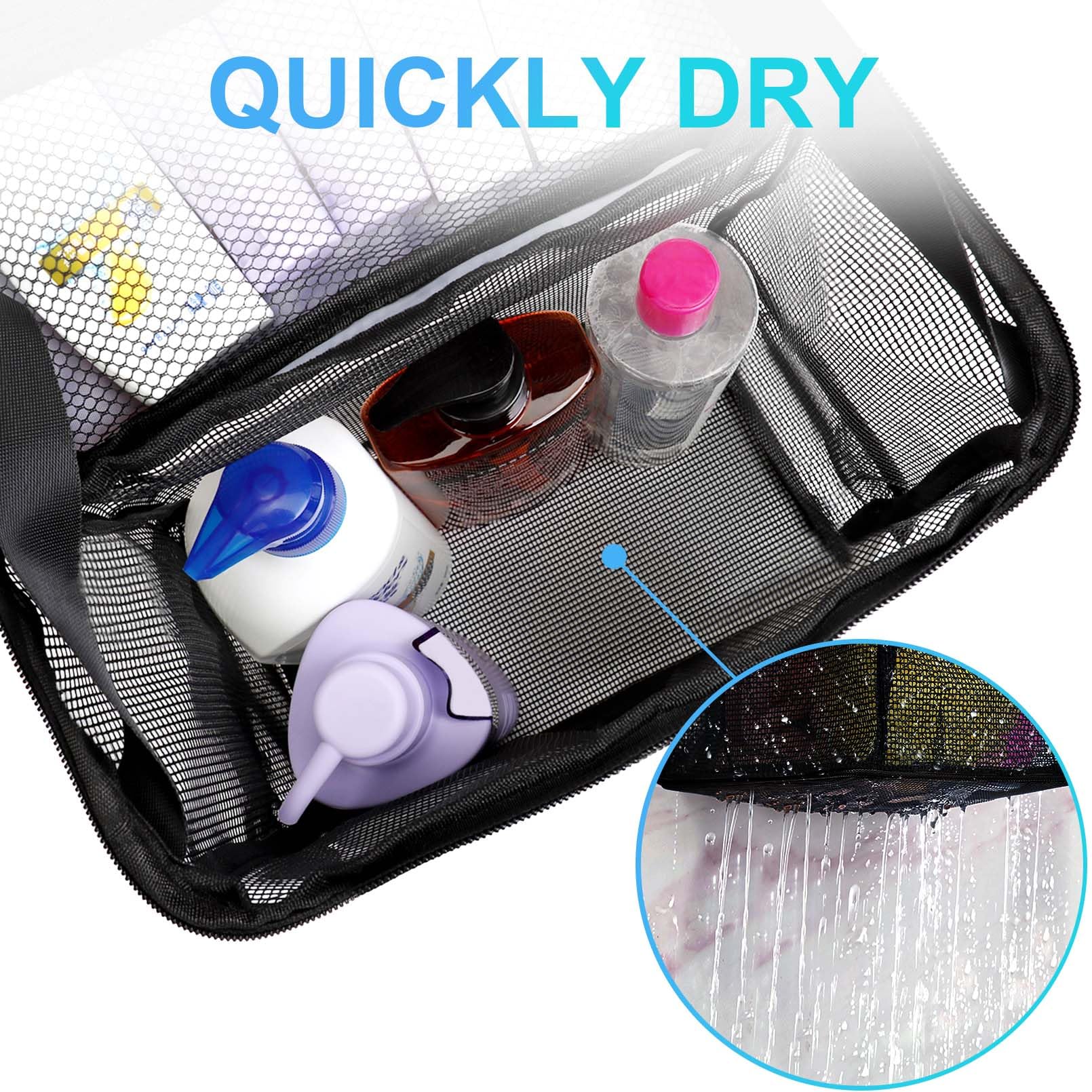 NOBLIGOAL dorm caddy side pockets for sunscreen and towels within reach.